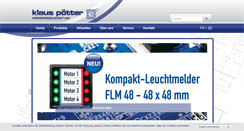 Desktop Screenshot of klauspoetter.com