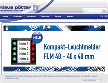 Tablet Screenshot of klauspoetter.com